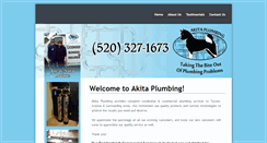 Desktop Screenshot of akitaplumbing.com